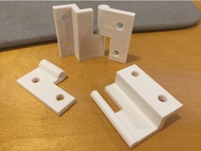 kapı pencere sıkı toleranslar menteşe 3d yazıcı parçaları 3d print model - Mito3D