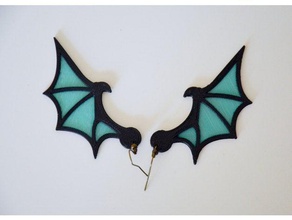 dragon wings jewelry 3d print model - Mito3D