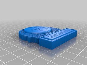 montreal police badge inspired 3d printing 3d print model - Mito3D