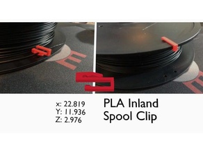 abow pla spool clip 3d printer accessories abs blender filament hanger petg spoolfilamentholder 3d print model - Mito3D