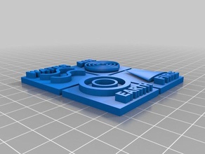 4 éléments L'impression 3d 3d print model - Mito3D