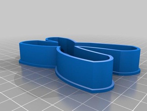 chromosome cookie cutter food & drink biology science 3d print model - Mito3D