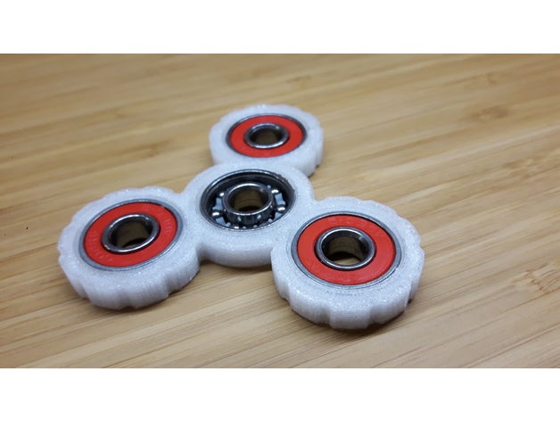 simple fidget gadgets spinner toy 3D print model - Mito3D