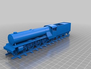 greenly pacifique de la locomotive passe-temps 3d print model - Mito3D