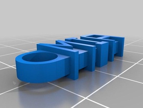 mia organización personalizado 3d print model - Mito3D