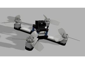 micro zip mk2 r c i veicoli emax flitetest gremlin fpv pack potenza quad quadcopter 3d print model - Mito3D