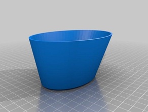 my customized parametric measuring cup 3d print model - Mito3D