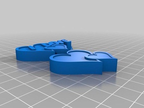 dove heart organization customized 3d print model - Mito3D