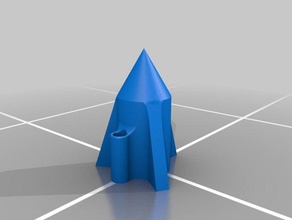 rocket top 3d printing 3d print model - Mito3D
