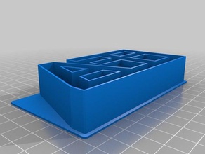 la ffa à l'emporte-pièce cuisine et salle manger personnalisé 3d print model - Mito3D