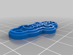 2017- caylee keychains customized 3d print model - Mito3D