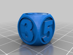 cube dice 3d print model - Mito3D