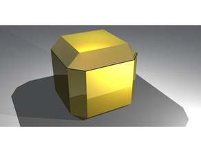bisel alijo de caja los hogares cuadro cubo la tapa almacen del 3d print model - Mito3D