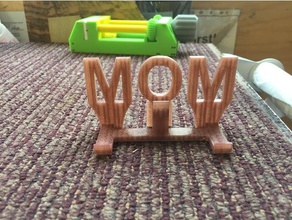 mom's eyeglass holder household eyeglasses mom mothers day 3d print model - Mito3D