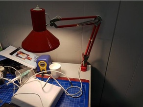 heavy duty lampe à pince les pièces de rechange 3d print model - Mito3D
