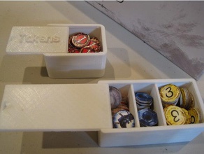load boardgame storage solution containers customized 3d print model - Mito3D