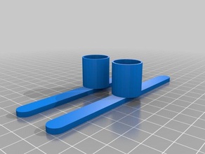 finger skis toys & games 3d print model - Mito3D
