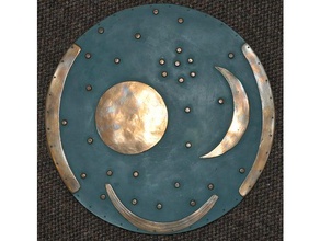 nebra sky disk scans & replicas artifact astronomy bronze copper age gold history 3d print model - Mito3D