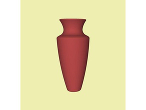 tall vase art container flower wslab 3d print model - Mito3D