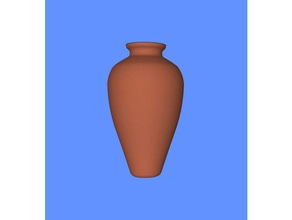 tall vase 2 art container flower wslab 3d print model - Mito3D