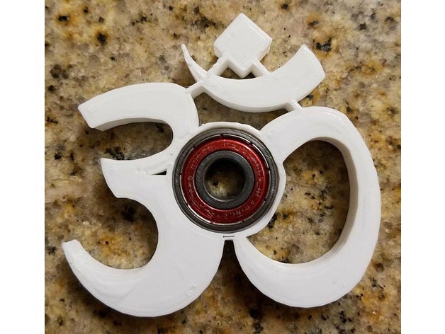 ohm spinner mechanische Spielzeuge 3D print model - Mito3D