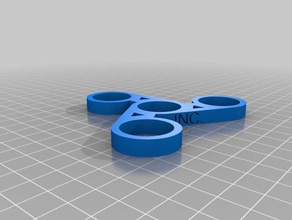 özelleştirilmiş özel fidget spinner çift ekstruzyon belirlenmiş oyuncak & oyun aksesuarları 3d print model - Mito3D