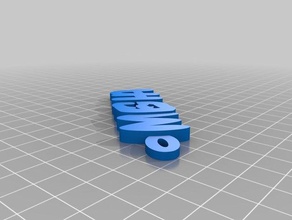 megha organización personalizado 3d print model - Mito3D