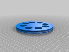 polea de 10 cm diametro la impresión en 3d mecanismos miguetecnologia poleas tecnologia 3d print model - Mito3D