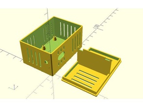 boîte de wemos d1 r2 double la base projets l'électronique 3d print model - Mito3D