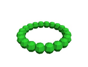 collar verde la joyería 3d print model - Mito3D
