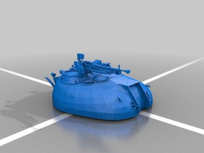 121b 3d printing tank tanks world 3d print model - Mito3D