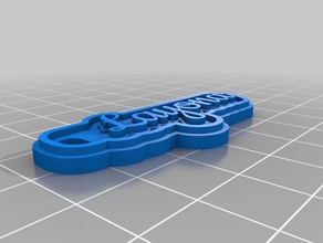 2017- laylee 2 keychains customized 3d print model - Mito3D