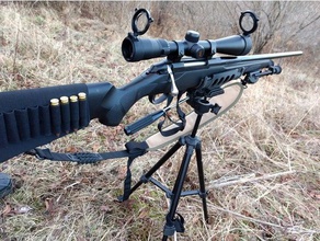 fucile resto culla treppiede - caccia sport & fitness all'aperto ar15 pistola di il precisione morsetto 3d print model - Mito3D