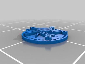 mandala Schlüsselanhänger - Zubehör keychain yoga 3d print model - Mito3D