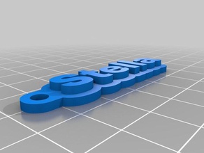meine angepasste jeep Schlüsselanhänger stella kundengebundene 3d print model - Mito3D