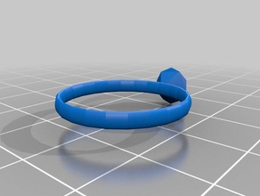 dimond ring 3d-drucken 3d print model - Mito3D