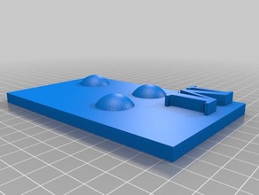 3x5-braille-m 3d printing 3d print model - Mito3D