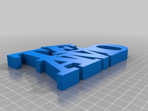 te amo sculptures customized 3d print model - Mito3D