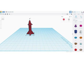dominic's rocket 3d printing 3d print model - Mito3D