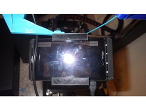 droid x Kamera mount 3d print model - Mito3D