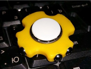 mini giratório 6mm bolas mecânico de brinquedos fidget mão spinner brinquedo 3d print model - Mito3D