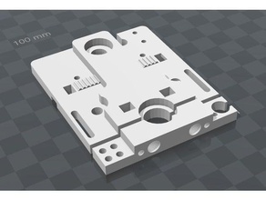 Effektor-Platte micromake c1 3d-Drucker Teile Effektor änderung 3d print model - Mito3D