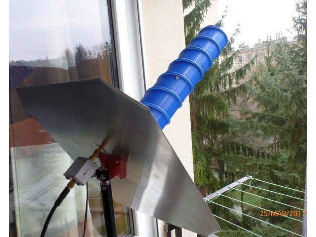 helix anten outernet elektronik sarmal rtl-sdr sdr 3D print model - Mito3D