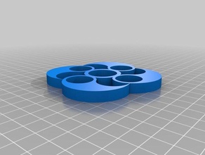 ying yang 4 de la pierna centavo juguetes mecánicos personalizado 3d print model - Mito3D