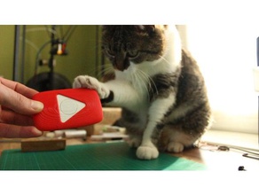 youtube playbutton fidget spinner juegos y juguetes la edc mano juguete el foco de 3d print model - Mito3D
