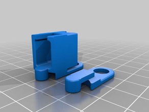 cavo catena facile la stampa di 2 pezzi incollaggio Stampante 3d accessori gestione dei cavi 3d print model - Mito3D