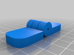 voando dobradiça 2mm pino r2 diy personalizado 3d print model - Mito3D
