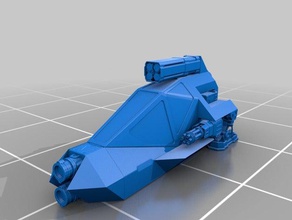 combat pod vehicles spaceship space engineers 3d print model - Mito3D