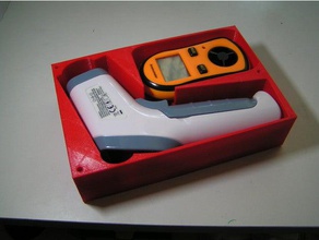 infra-anemo-Fall Werkzeug-Halterungen & - Boxen anemometer Fall infrarot thermometer 3d print model - Mito3D