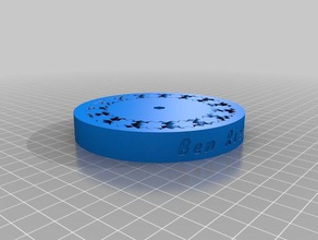 my customized emmet's gear bearing text mechanical toys 3d print model - Mito3D